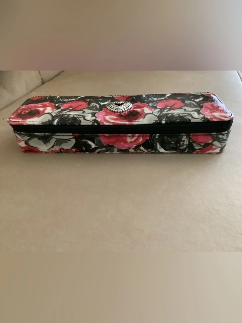 Brighton Jewelry Case - Pink, Black, White